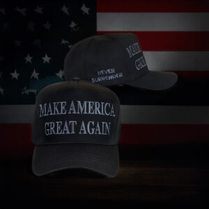 I’m releasing this NEVER SURRENDER BLACK MAGA hat cap to stand against this injustice!