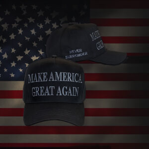 I’m releasing this NEVER SURRENDER BLACK MAGA hats to stand against this injustice!