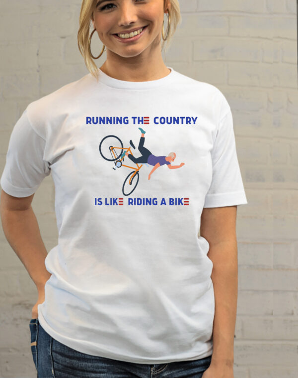 Ride with Biden: Gear Up with the Joe Biden Running the Country Shirt - Image 2