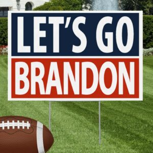 Lets Go Brandon FJB Yard Signs MAGA 2024