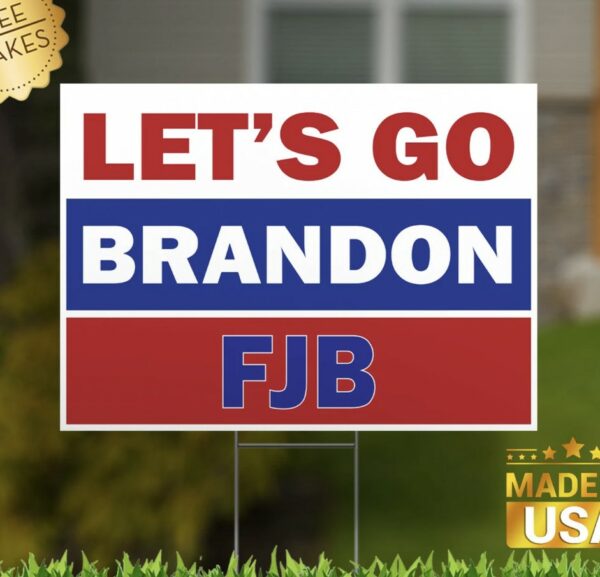 Let's Go Brandon: Patriotic FJB Red White