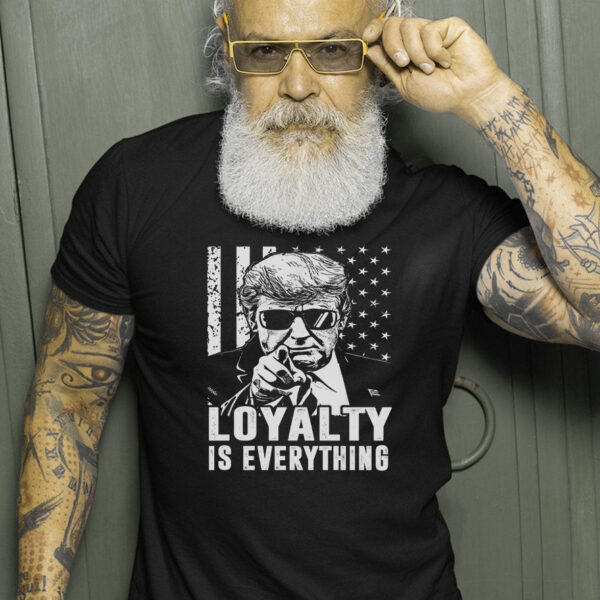 Show Your Loyalty: Trump 2024 American Flag T-Shirt