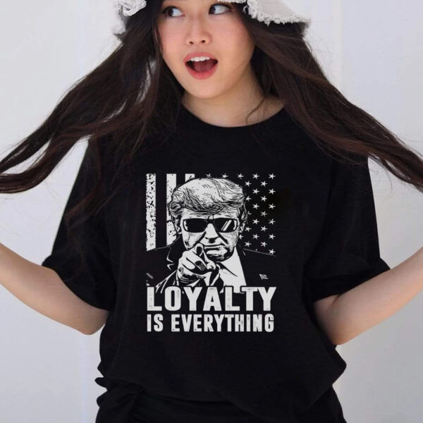 Show Your Loyalty: Trump 2024 American Flag T-Shirt - Image 2