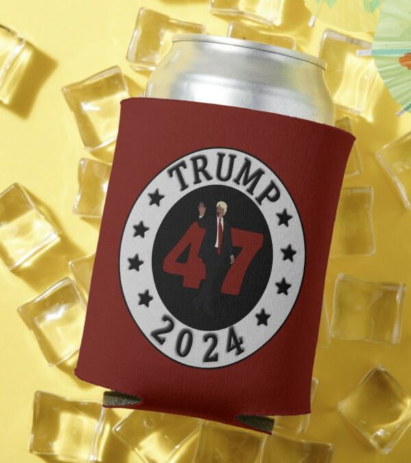 MAGA 2024: Keep Your Drinks Cold with the Official Trump 47 Can Cooler - Image 2