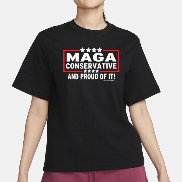 MAGA Conservative And Proud: Anti-Biden Unisex Classic T-Shirt - Image 2