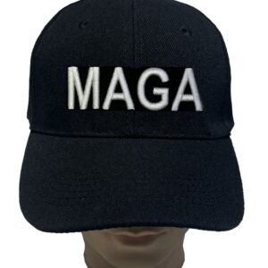 MAGA MAKE AMERICA GREAT AGAIN TRUMP 2024 HAT Black