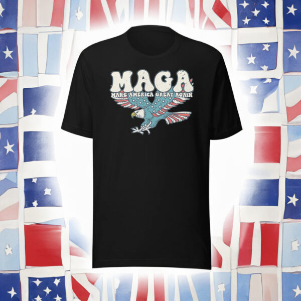 MAGA Distressed Unisex T-Shirt: Show Your Patriotic Pride - Image 2