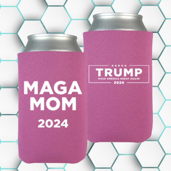 MAGA Mom 2024: The Ultimate Pink Beverage Cooler for Patriotic Gatherings