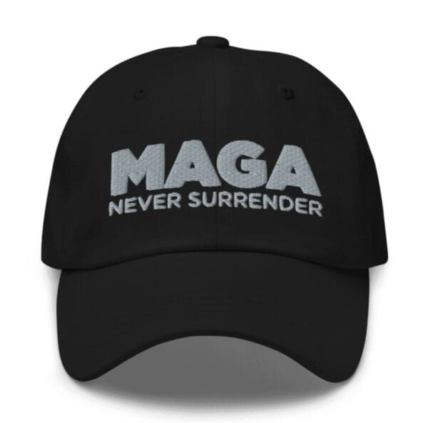 MAGA Never Surrender Black Hat