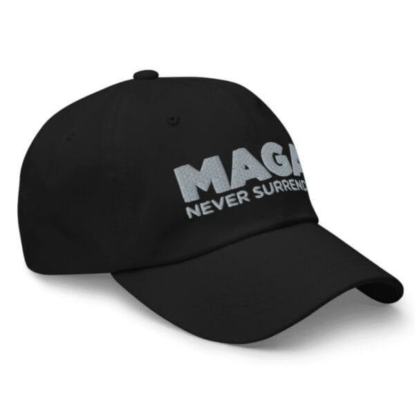 MAGA Never Surrender Black Hats
