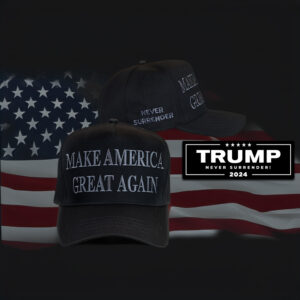 MAGA Never Surrender The Ultimate Patriotic Baseball Cap Hat