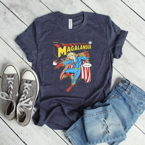 Magalander Donald Trump 2024 Parody T-Shirt: Show Your Support with a Touch of Humor - Image 2