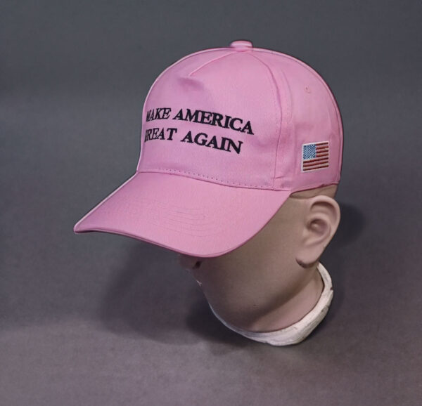 Make America Great Again Hat: Pink and Black for Trump 2024