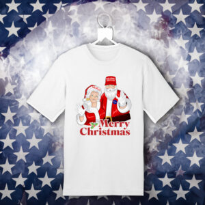 Mr and Mrs Christmas Trump MAGA Merry Christmas Shirt