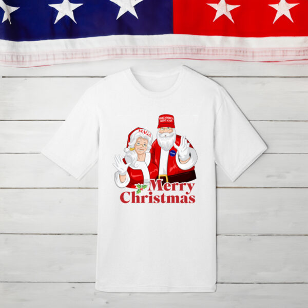 Celebrate Christmas with Mr. and Mrs. Trump: Merry Christmas MAGA Shirt