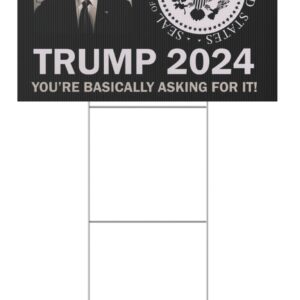 Mugshot Trump 2024 Donald Trump Arrested Trump Maga yard sign Trump Indictment Trump 2024 Yard Sign