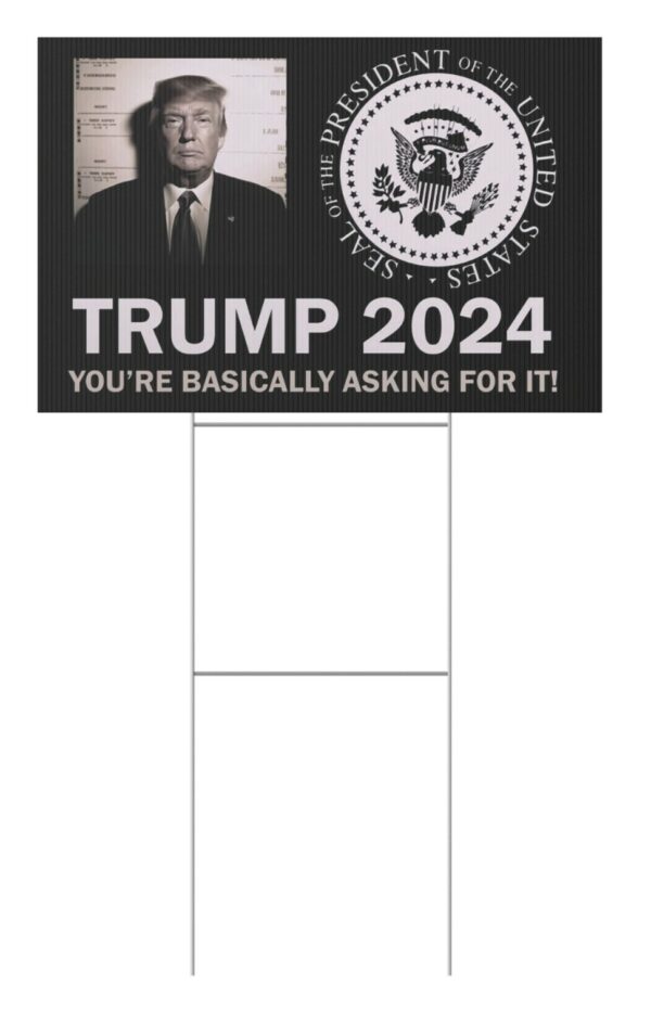 Trump Mugshot 2024: Indictment Yard Sign for MAGA Supporters - Image 3