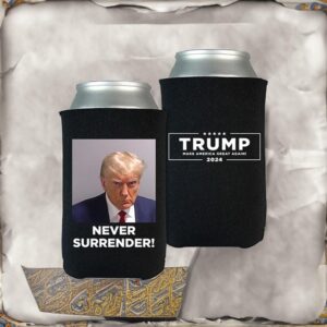 Never Surrender Beverage Cooler Black