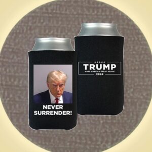 Never Surrender Beverage Coolers Black