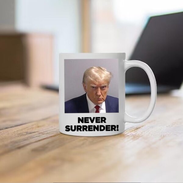 Never Surrender: The Ultimate Black Coffee Mug for Unstoppable Spirits - Image 3