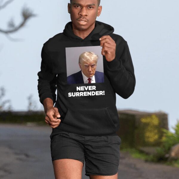 Never Surrender: White Long Sleeve T-Shirt for Unwavering Determination - Image 3