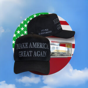 Never Surrender MAGA Baseball Cap