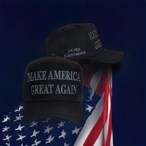 Never Surrender MAGA Dad Hat