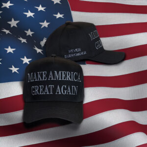 Never Surrender MAGA Dad Hat Cap