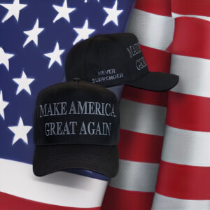 Never Surrender MAGA Trucker Hat Cap