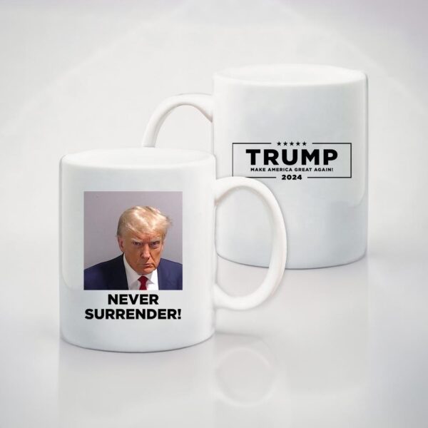 Trump Never Surrender: The Ultimate Coffee Mug for Patriots