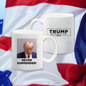 Never Surrender White Coffee Mug Cup