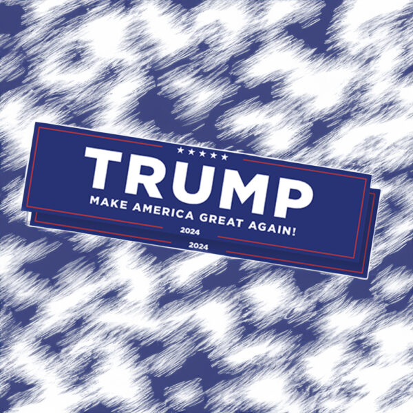 Official Trump 2024 Magnetic Bumper Sticker: Show Your Support with Pride - Image 2