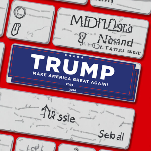 Show Your Support: Official 2024 Trump Bumper Sticker - Image 2