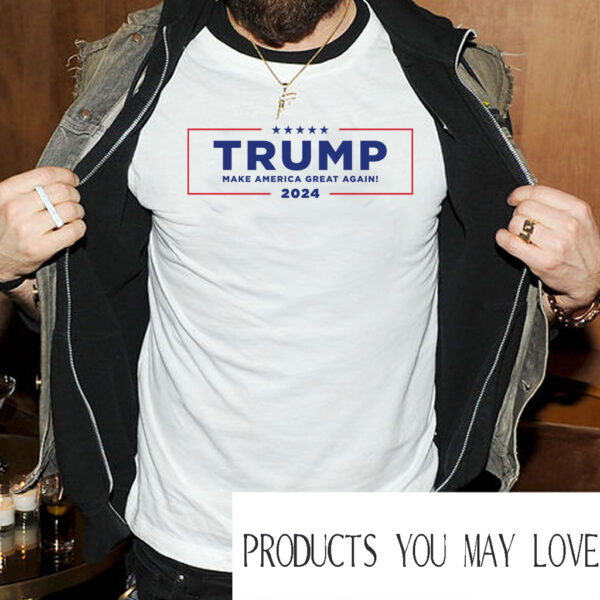 Official 2024 Trump White T-Shirt: Show Your Support for the 45th President - Image 2