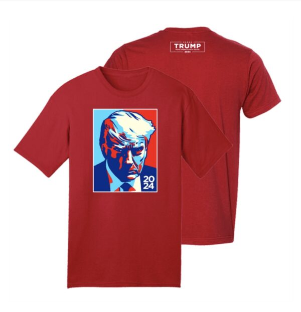 Official TTrump Colorblock Red Cotton T-Shirt