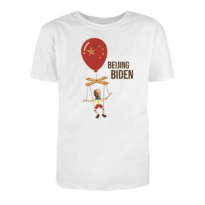 Official Trump Beijing Biden White Cotton T-Shirt