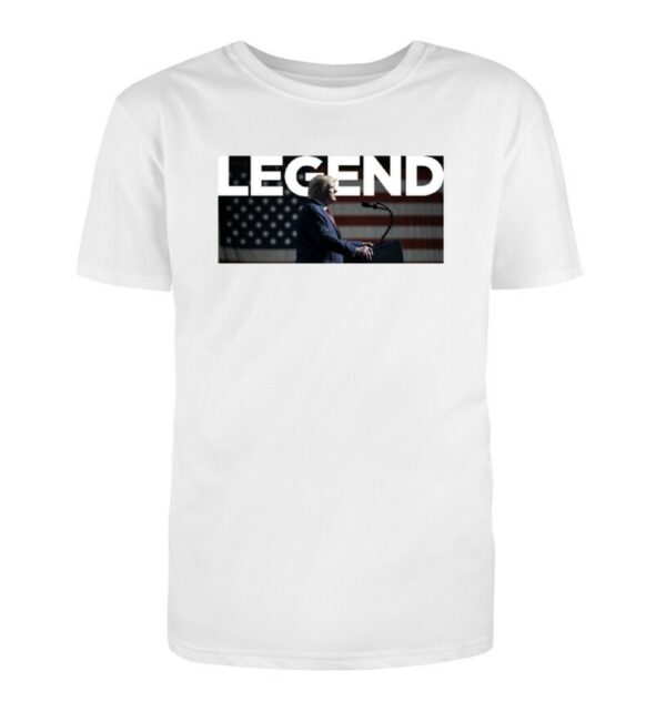 Official Trump Legend Flag Cotton T-Shirt