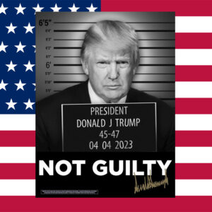 Official Trump Mugshot Black Long Sleeve T Shirts