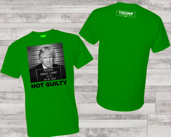 Official Trump Mugshot White Cotton T-Shirt: A Symbol of Political Intrigue - Image 4