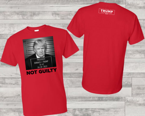 Official Trump Mugshot White Cotton T-Shirt: A Symbol of Political Intrigue - Image 7