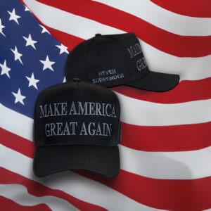 Order Trump Never Surrender Black MAGA Hat