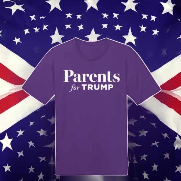 Show Your Support: Parents for Trump Purple Premium Cotton Shirt