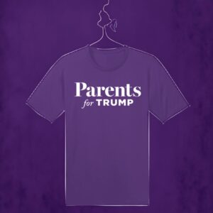 Parents for Trump Purple Premium Cotton T Shirts