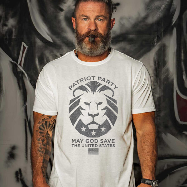 Patriot Party Revolution: May God Save the USA Trump 2024 T-Shirt