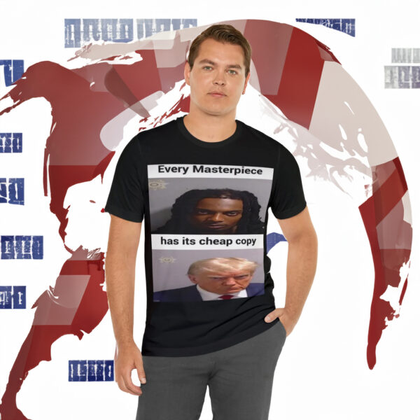 Playboi Carti Donald Trump Mugshot Mashup T-Shirt - Image 3