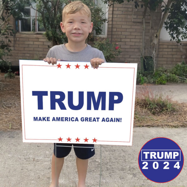 Show Your Support: Donald Trump 2024 Yard Sign - Image 2