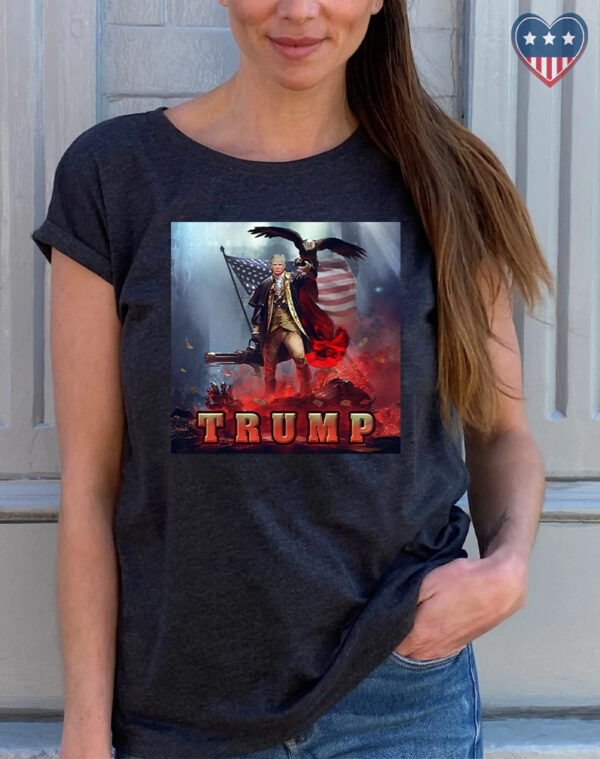 Patriotic Eagle T-Shirt: Show Your Support for President Trump - Image 2