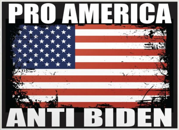 Pro-America Anti-Biden 2024 Yard Sign: Show Your Patriotism and Support - Image 2