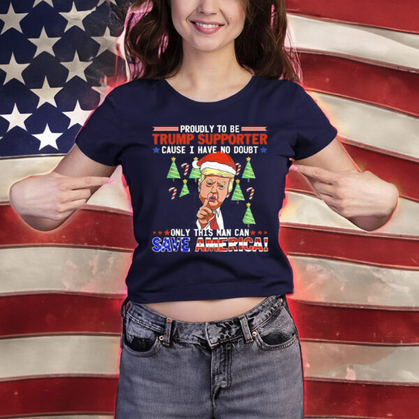 Show Your Trump Pride: Save America Christmas Shirt for 2024 Supporters - Image 2