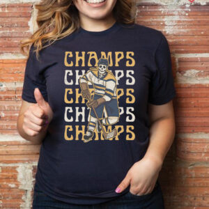 Q Skeleton Champs 2023 Navy T Shirt